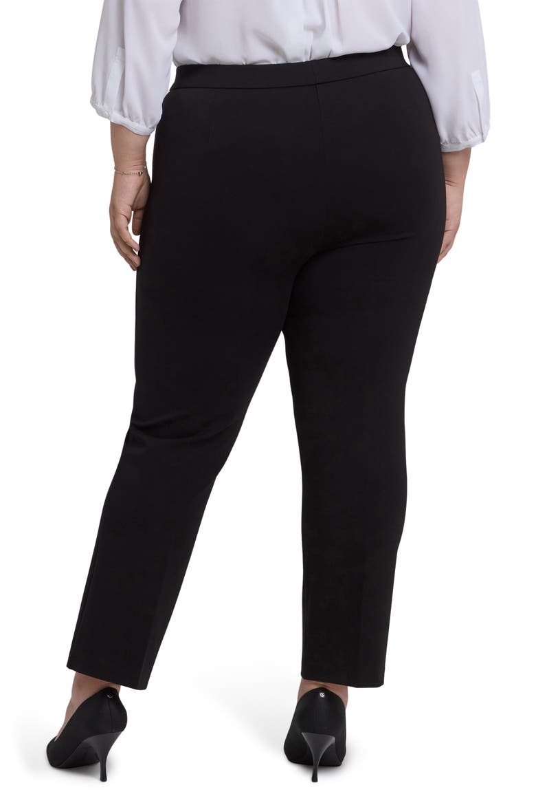 Pull-On Ankle Slim Pants, Alternate, color, BLACK