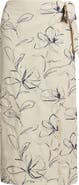 Anne Klein Embroidered Faux Wrap Midi Skirt