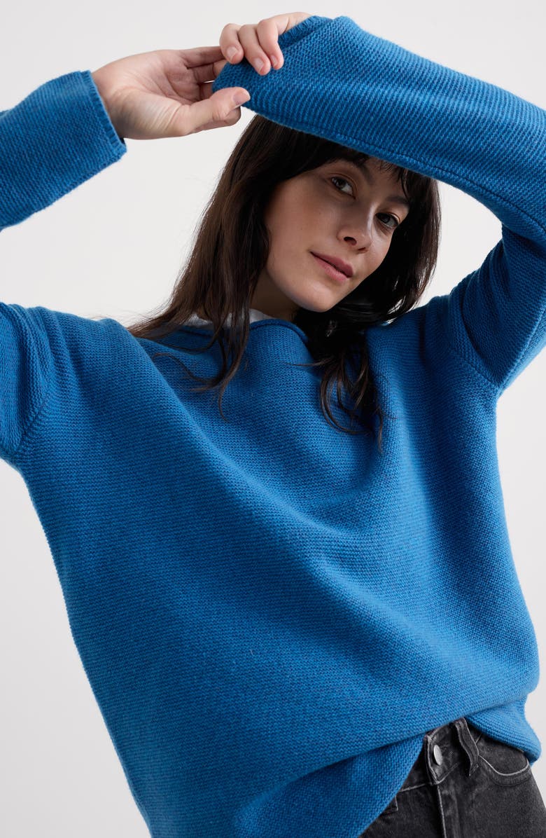 Seasalt Cornwall Fruity II Merino Wool Blend Sweater, Alternate, color, Knit Melange Jetty