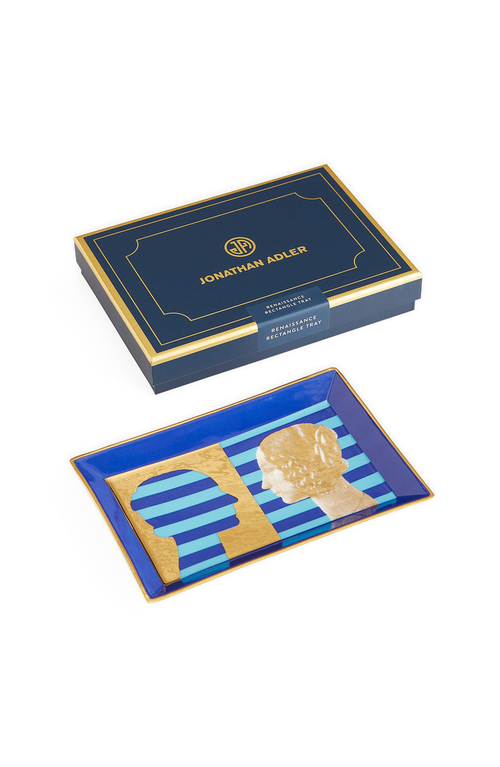 Jonathan Adler Renaissance Rectangle Tray In Multi