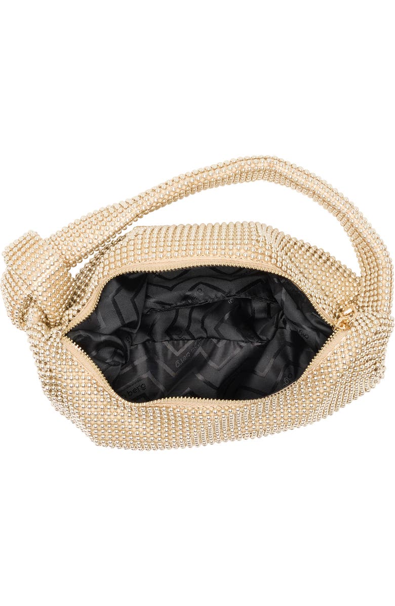 Olga Berg Franka Ball Mesh Shoulder Bag, Alternate, color, Gold