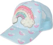 OMG Accessories Kids' Rainbow Trucker Hat