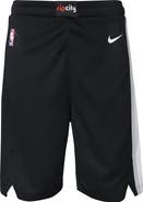 Nike Youth Nike Black Portland Trail Blazers Swingman Performance Shorts – Icon Edition
