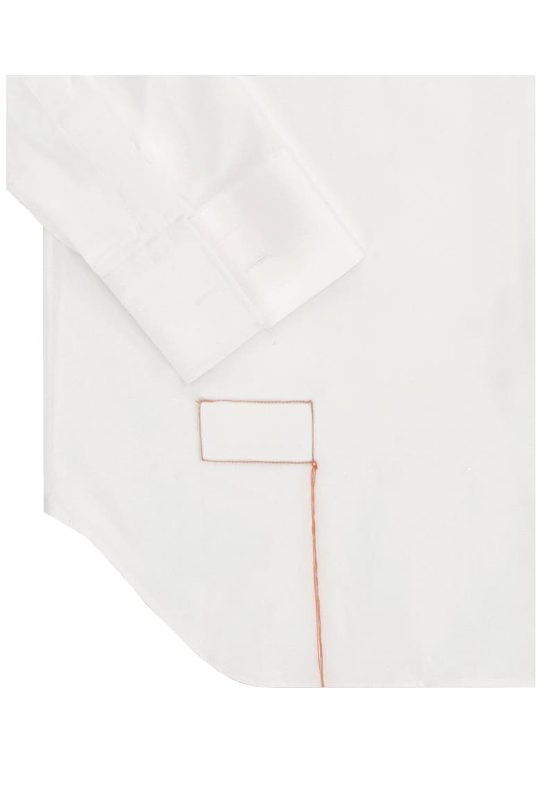 Federico Smoking Shirt, Alternate, color, WHITE
