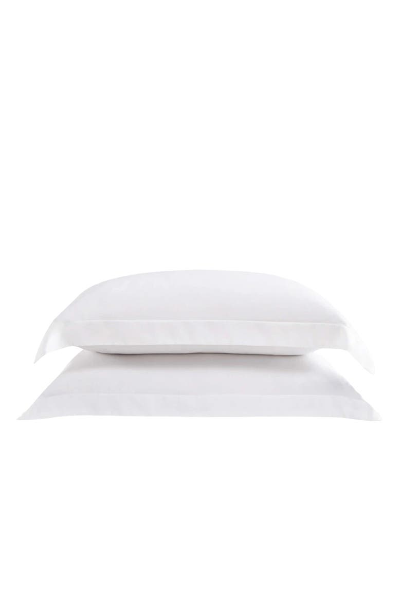 Set of 2 Pillow Shams, Alternate, color, WHITE