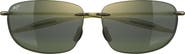 Maui Jim 64mm Oversize PolarizedPlus2® Rectangular Sunglasses