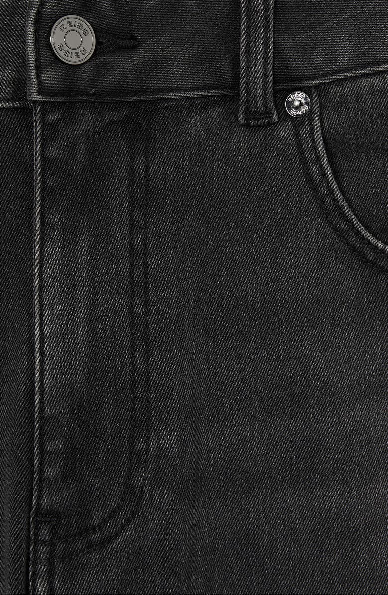 Reiss Maddison Slim Straight Leg Jeans, Alternate, color, Washed Black