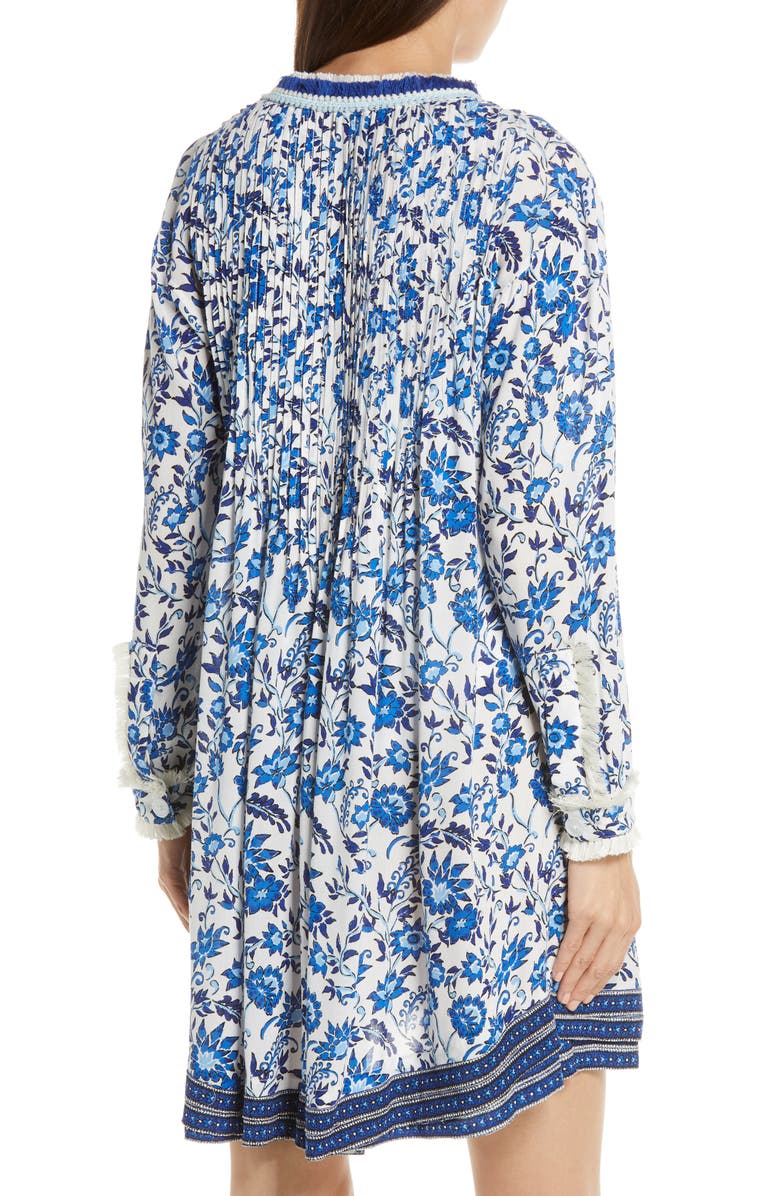 Poupette St Barth Poupette St. Barth Ola Long Sleeve Cover-Up Dress, Alternate, color, 