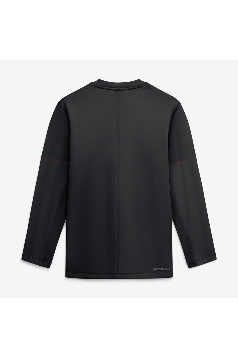 Men's Nike Black Ohio State Buckeyes 2026 Sideline Coaches Therma-FIT Long Sleeve Top, Alternate, color, Black