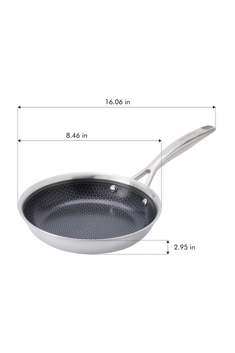 Paradigm 8-Inch Ceramic Nonstick Skillet, Alternate, color, STAINLESS STEEL