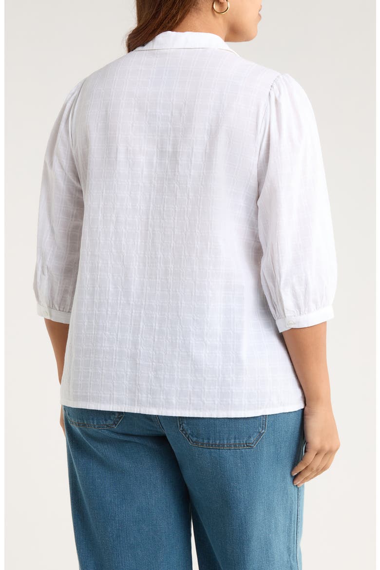 Hope Cottage Organic Cotton Button-Up Shirt, Alternate, color, SALT