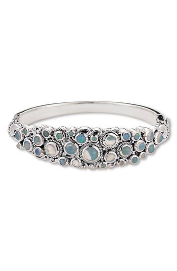 SAMUEL B. SAMUEL B. STERLING SILVER HINGE BANGLE