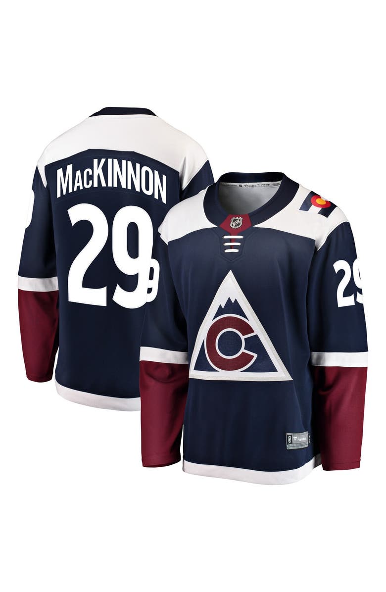 FANATICS Men's Fanatics Branded Nathan MacKinnon Navy Colorado Avalanche Alternate Breakaway Player Jersey, Main, color, Navy