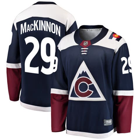 Men's Fanatics Branded Nathan MacKinnon Navy Colorado Avalanche Alternate Breakaway Player Jersey