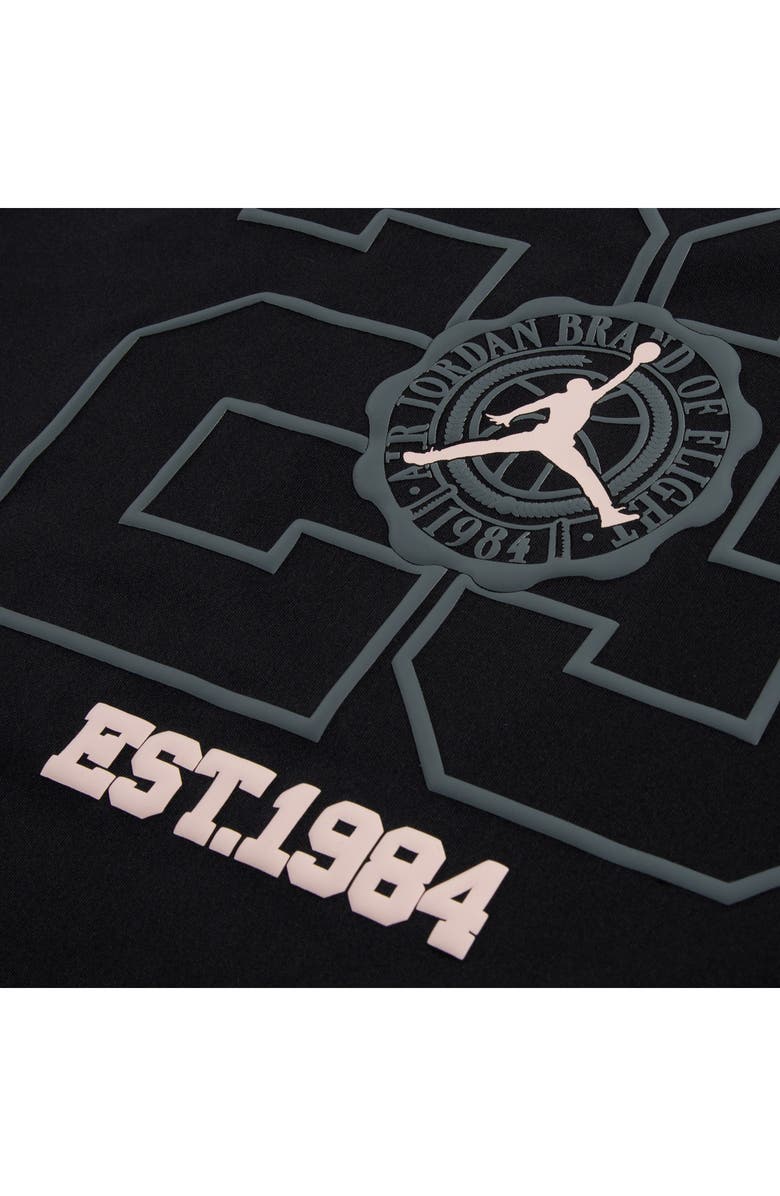 Jordan Kids' Crop Boxy Fit Tee, Alternate, color, Black