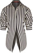 SIMONMILLER Loch Poplin Tie Back Button Up Shirt