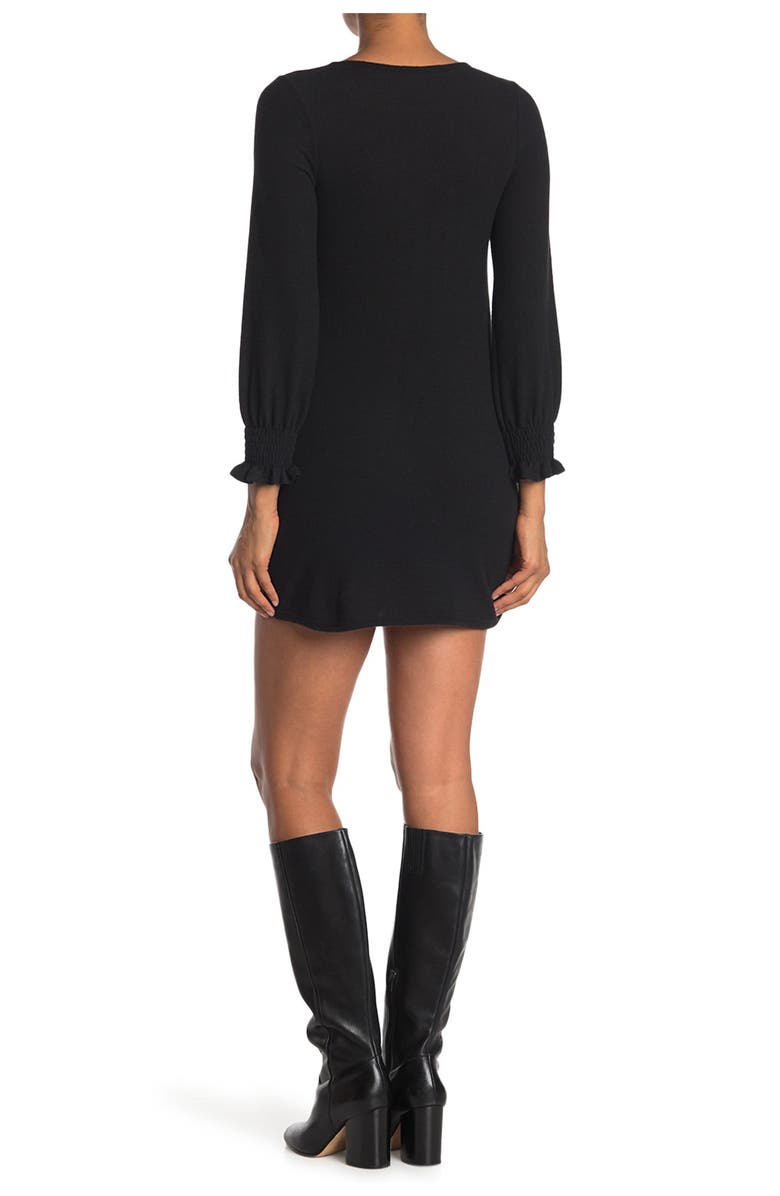 MAX AND ASH Smocked Cuff Swing Dress, Alternate, color, 