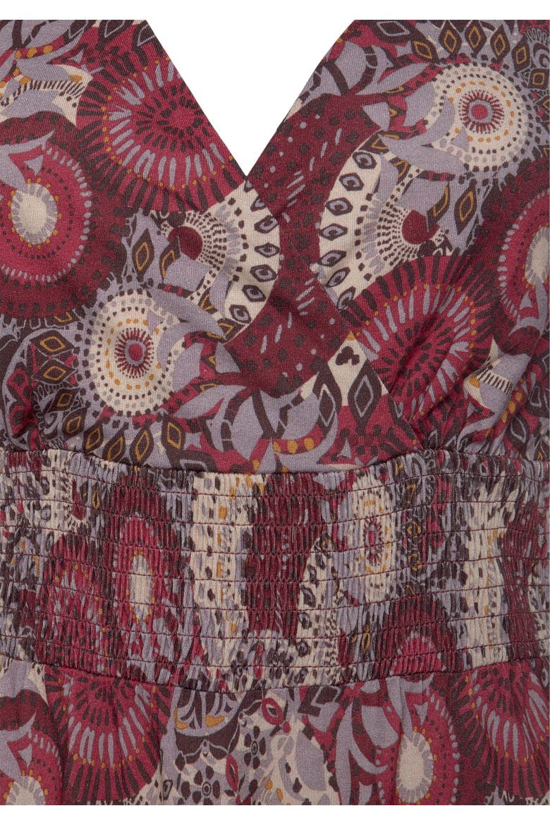Printed Halter Dress, Alternate, color, Purple Multi