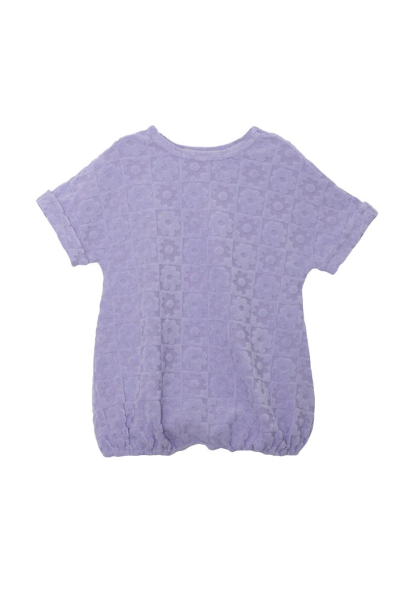 Veronica Short Sleeve Romper, Main, color, Purple