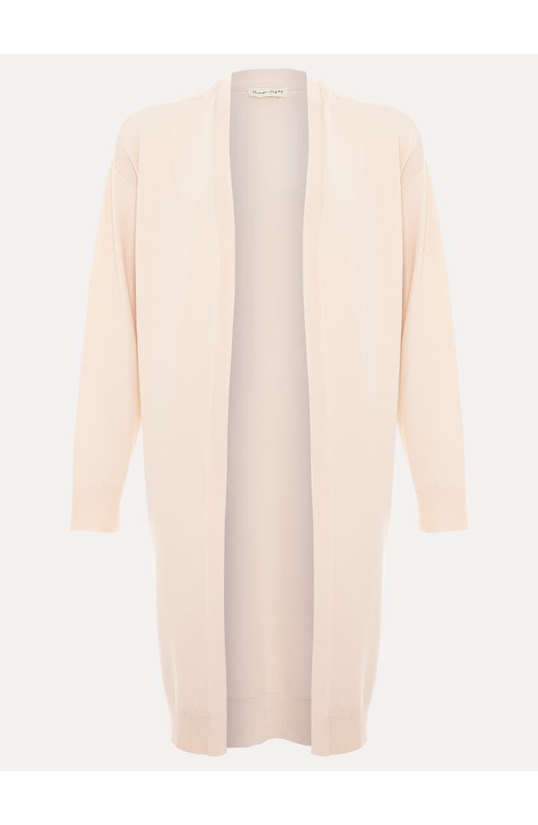 Phase Eight Sabrina Longline Open Front Cardigan, Alternate, color, Ivory