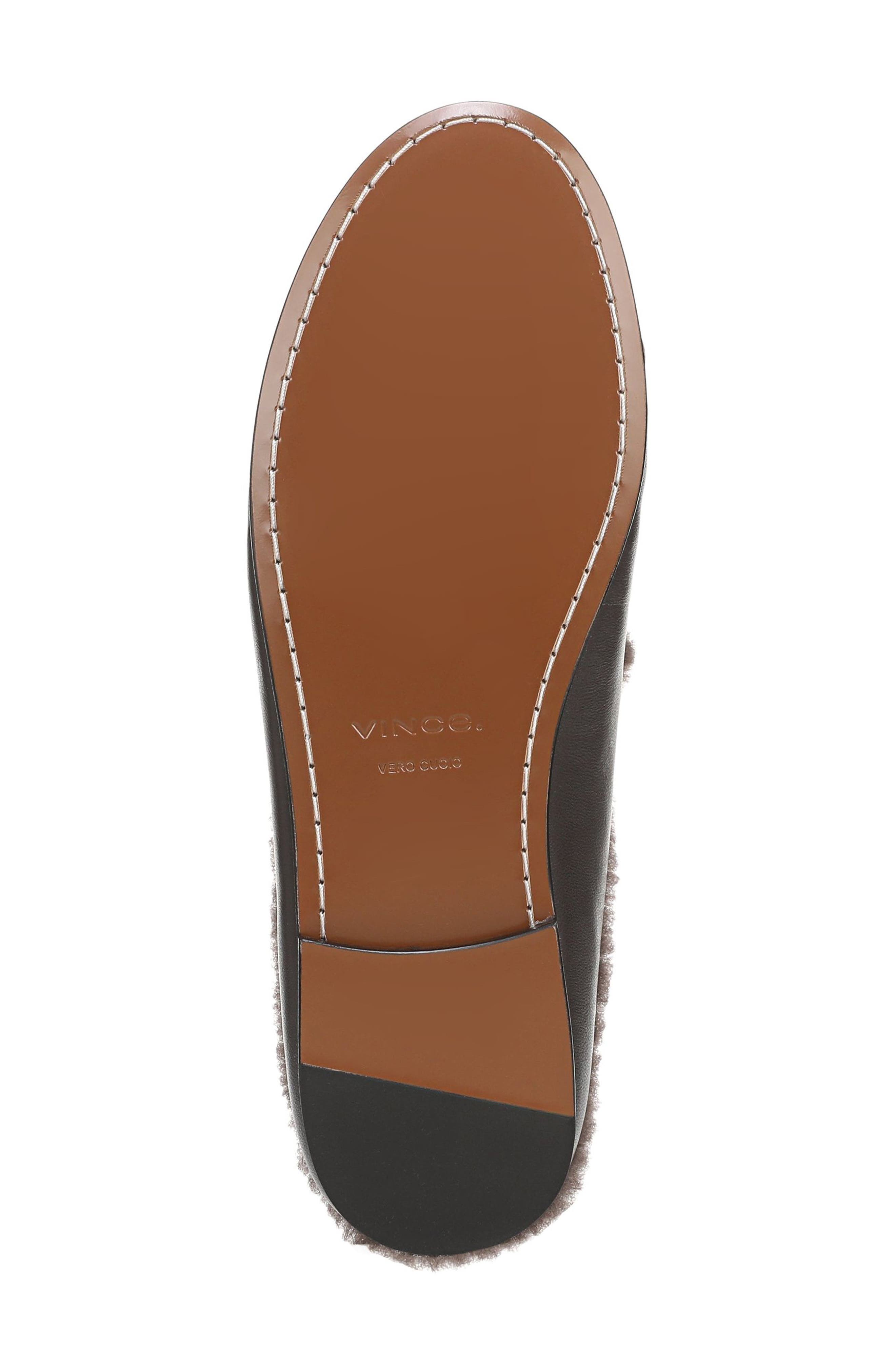 Tevshear Leather Flat Mule, Alternate, color, CINDERWOOD LEATHER