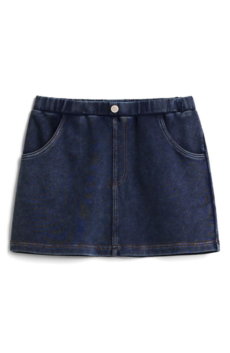 Desigual Nonstretch Denim Miniskirt, Alternate, color, Blue