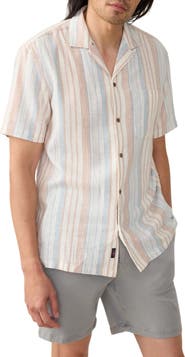 Faherty Breeze Linen BlendCamp Shirt