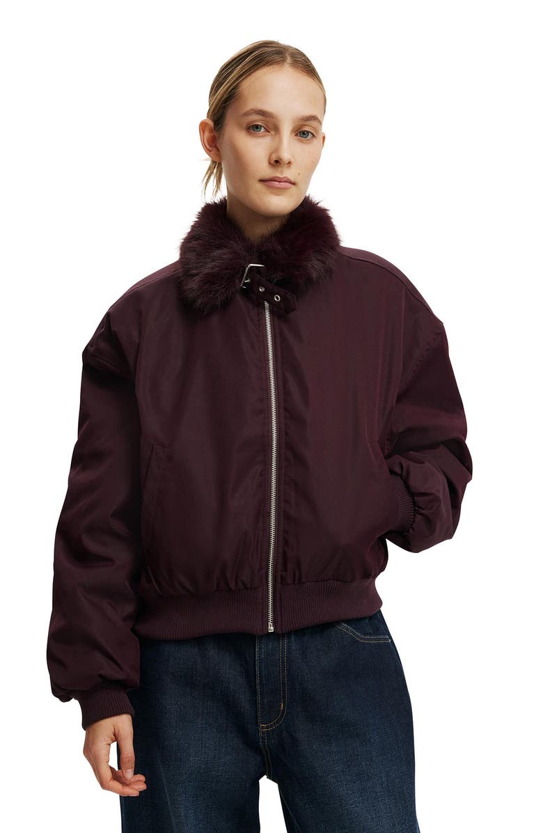 Cotton On Women's Astro Collared Bomber, Main, color,