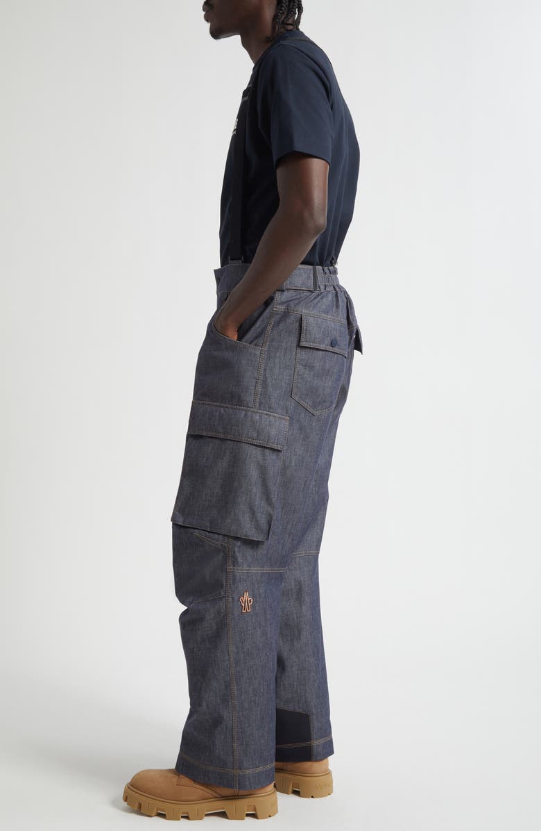 Moncler Cargo Ski Trousers, Alternate, color, Blue