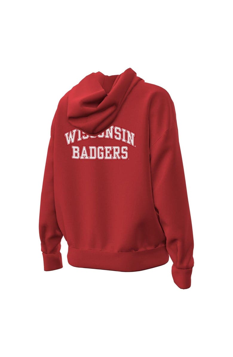 Under Armour Women
s Under Armour Red Wisconsin Badgers Throwback Hoodie, Alternate, color, Red