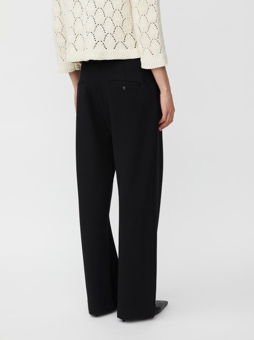 Masai Copenhagen Maplegia Wide Leg Tailored Pants In Black