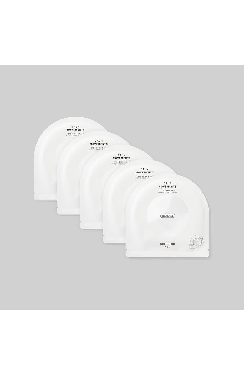 Superegg Calm Movements Eye
Cheek Mask, Alternate, color,