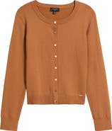 Tahari ASL Cotton Blend Cardigan