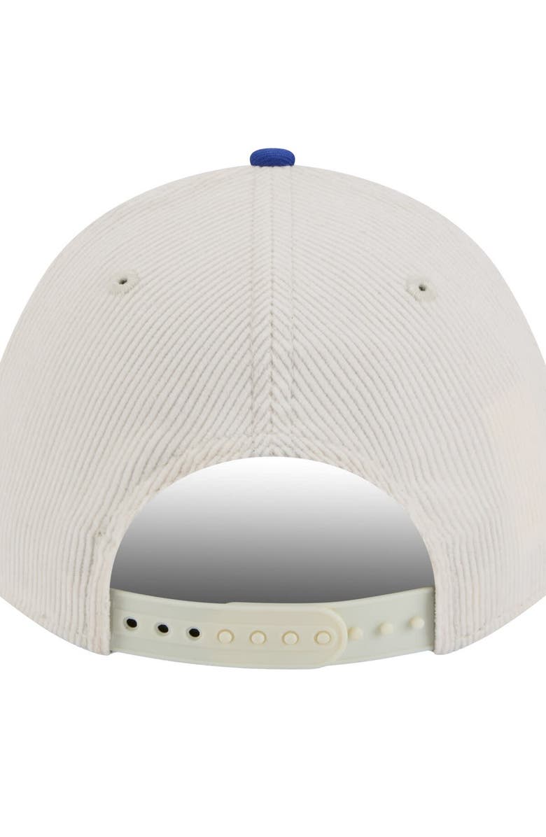 New Era Men's New Era White/Royal 2025 NBA All-Star Game Big Star Corduroy A-Frame 9FORTY Adjustable Hat, Alternate, color, 