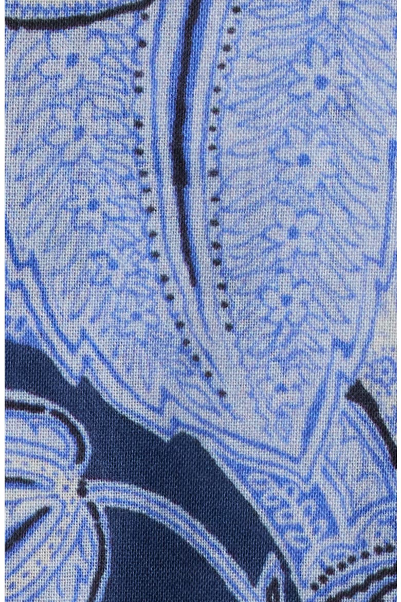Print Top, Alternate, color, BLUE MULTI