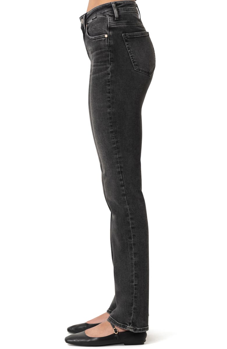 Mavi Jeans Kendra High Waist Straight Leg Jeans, Alternate, color, Smoke Brushed Flex Blue