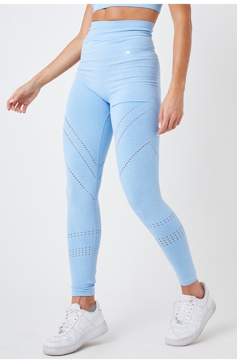 Twill Active Recyled Seamless Marl Laser Cut Leggings, Main, color,