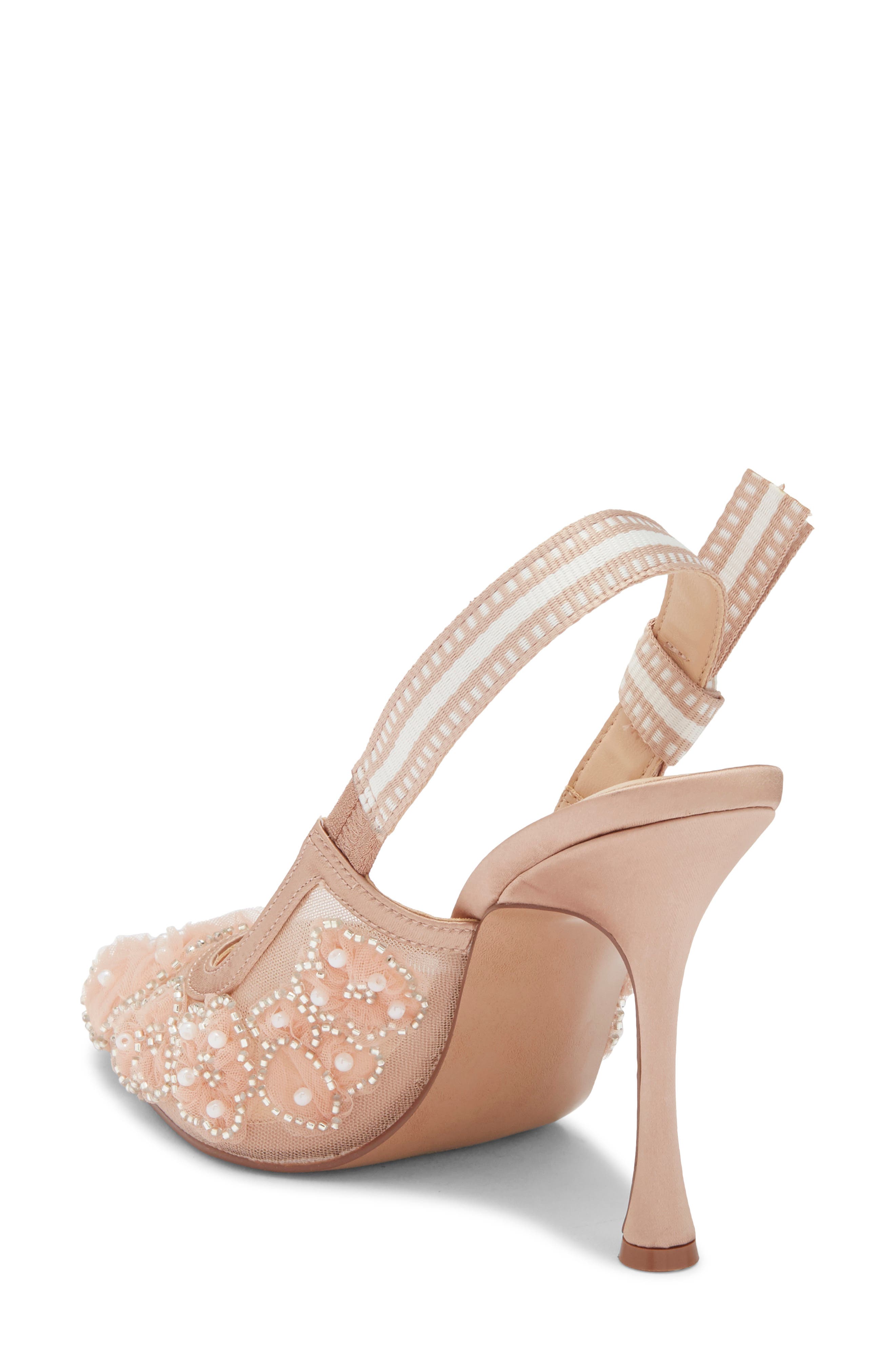 Steve Madden Bri Pointed Toe Slingback Pump, Alternate, color, Blush