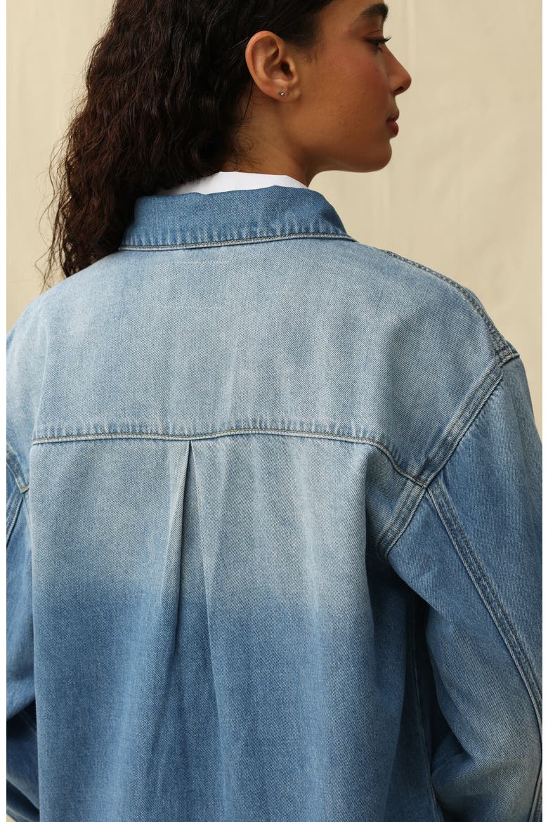 Rosalind Embroidered Denim Jacket, Alternate, color, MEDIUM BLUE