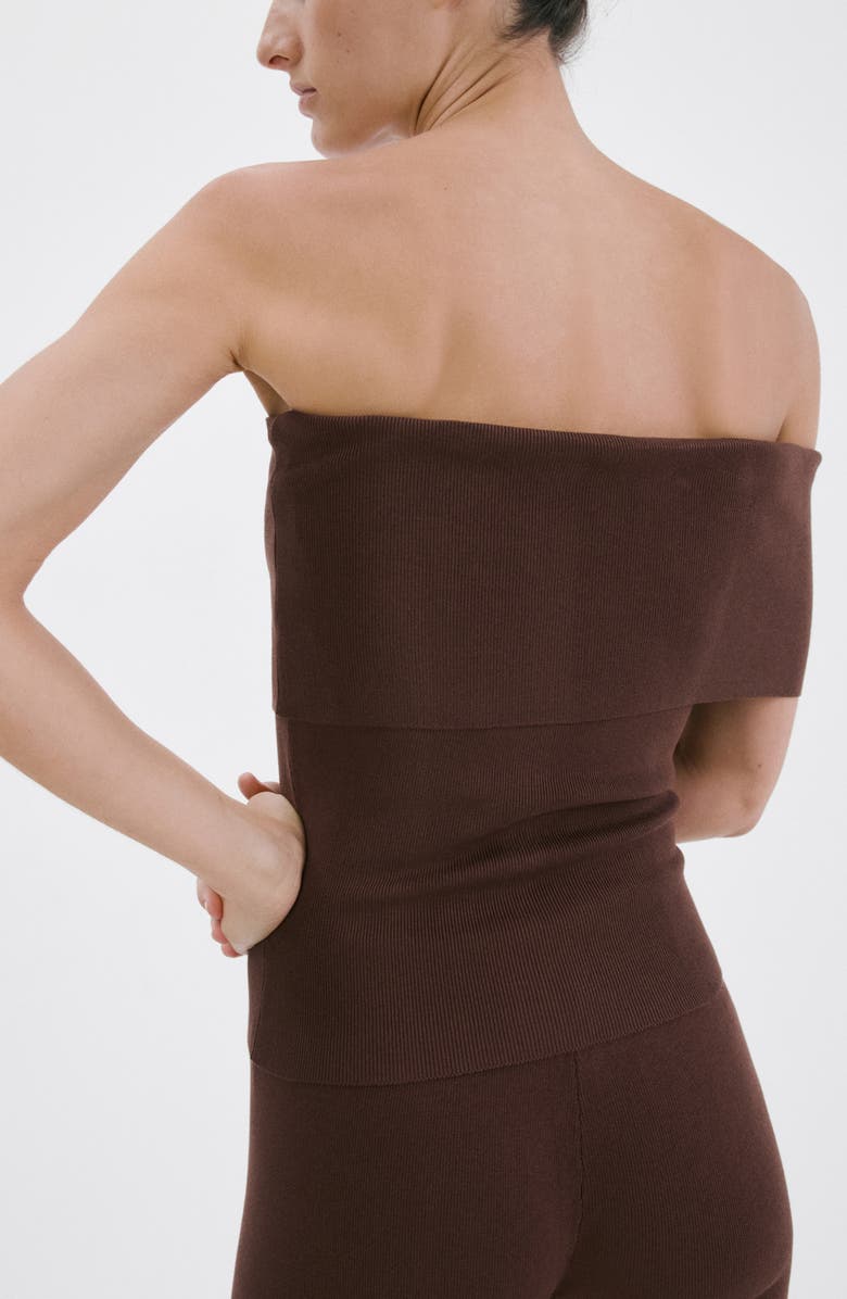 MANGO Off the Shoulder Rib Top, Alternate, color, 