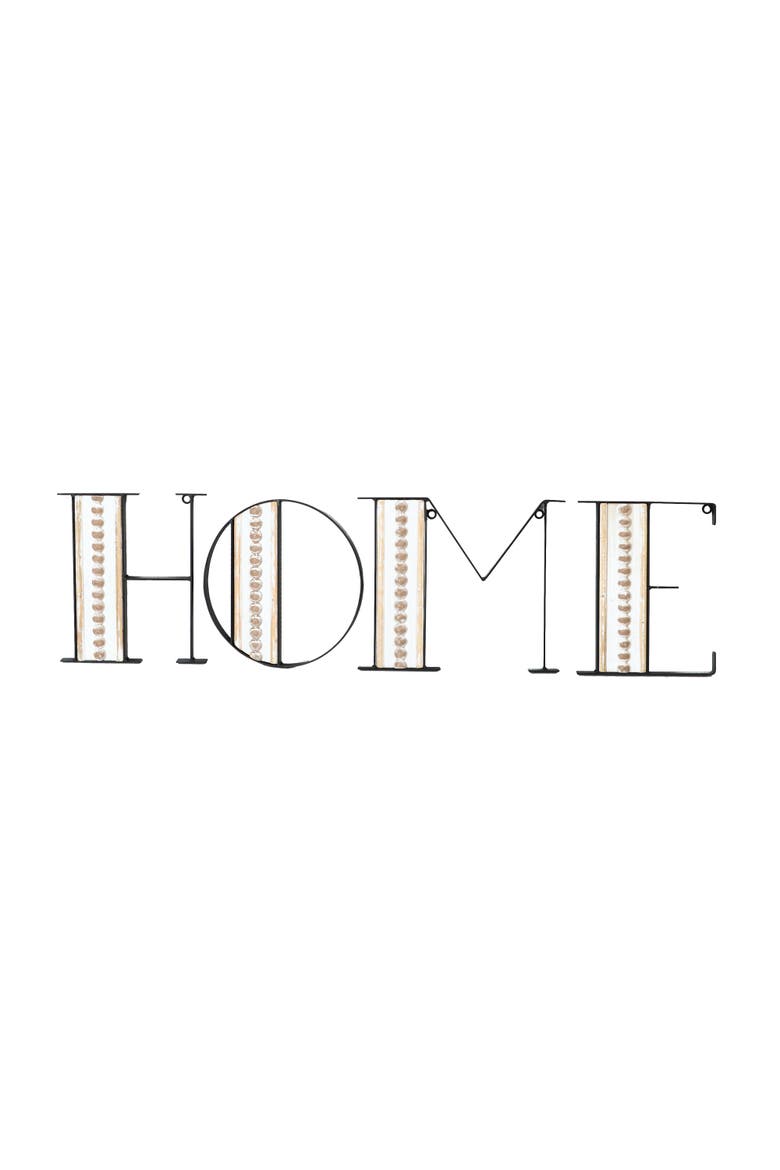 Home Outline Letter Wall Decor Beads, Main, color, Gold