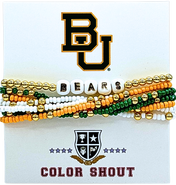 Color Shout Baylor University Lucky 7 Bracelet Set