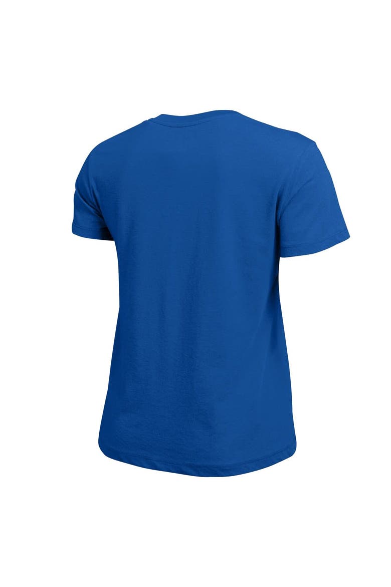 Women's Champion  Royal Buffalo Sabres Wordmark Lockup T-Shirt, Alternate, color, Royal