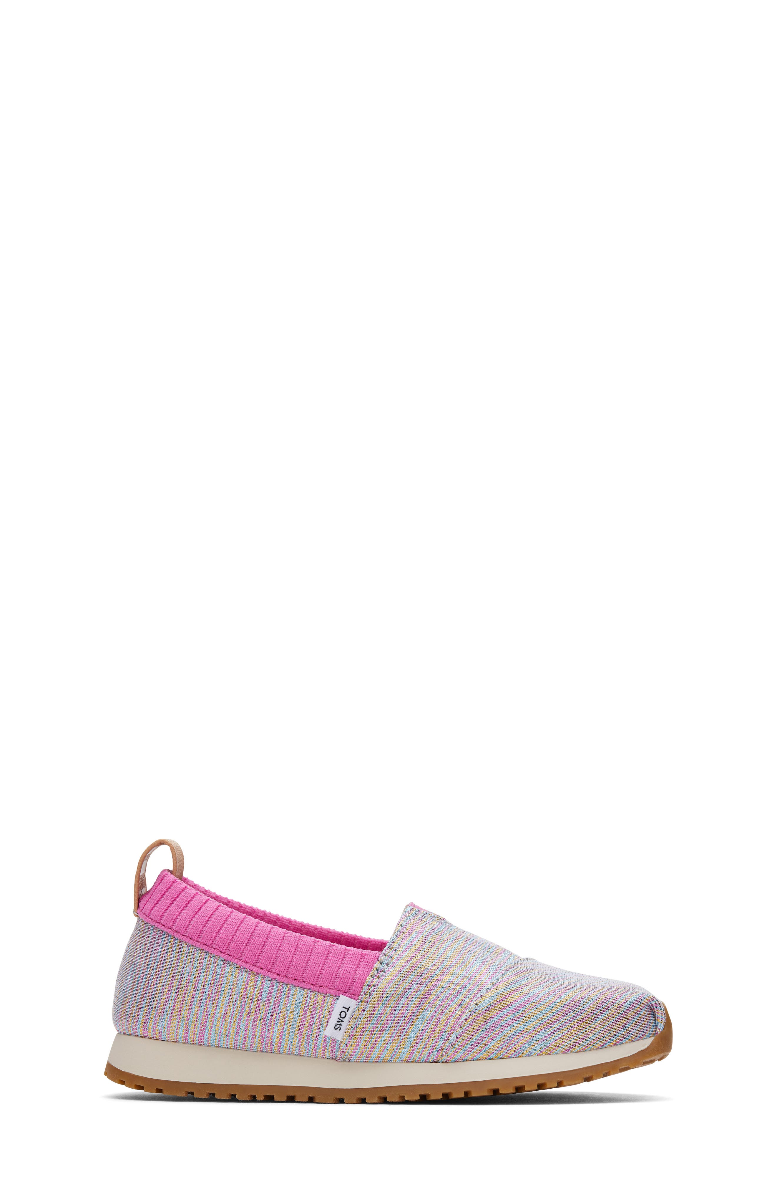 TOMS Kids' Alpargata Resident Slip-On Sneaker, Alternate, color, Pink