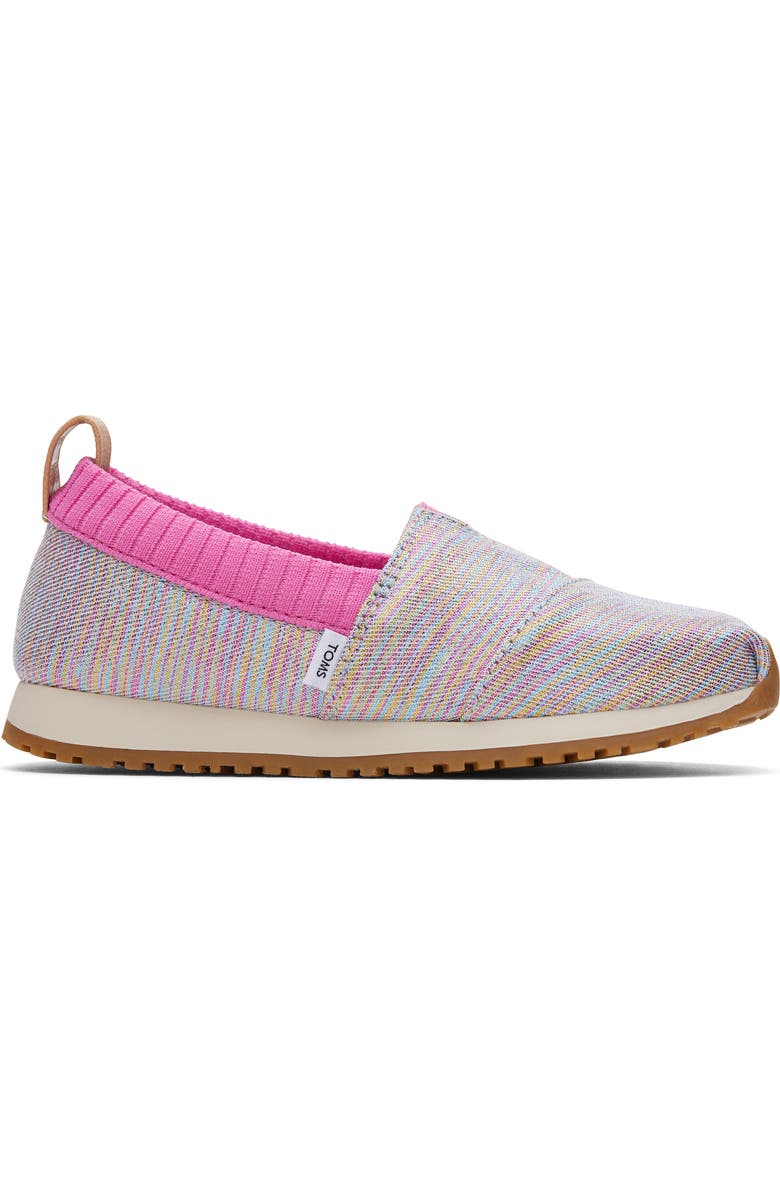 TOMS Kids' Alpargata Resident Slip-On Sneaker, Alternate, color, Pink