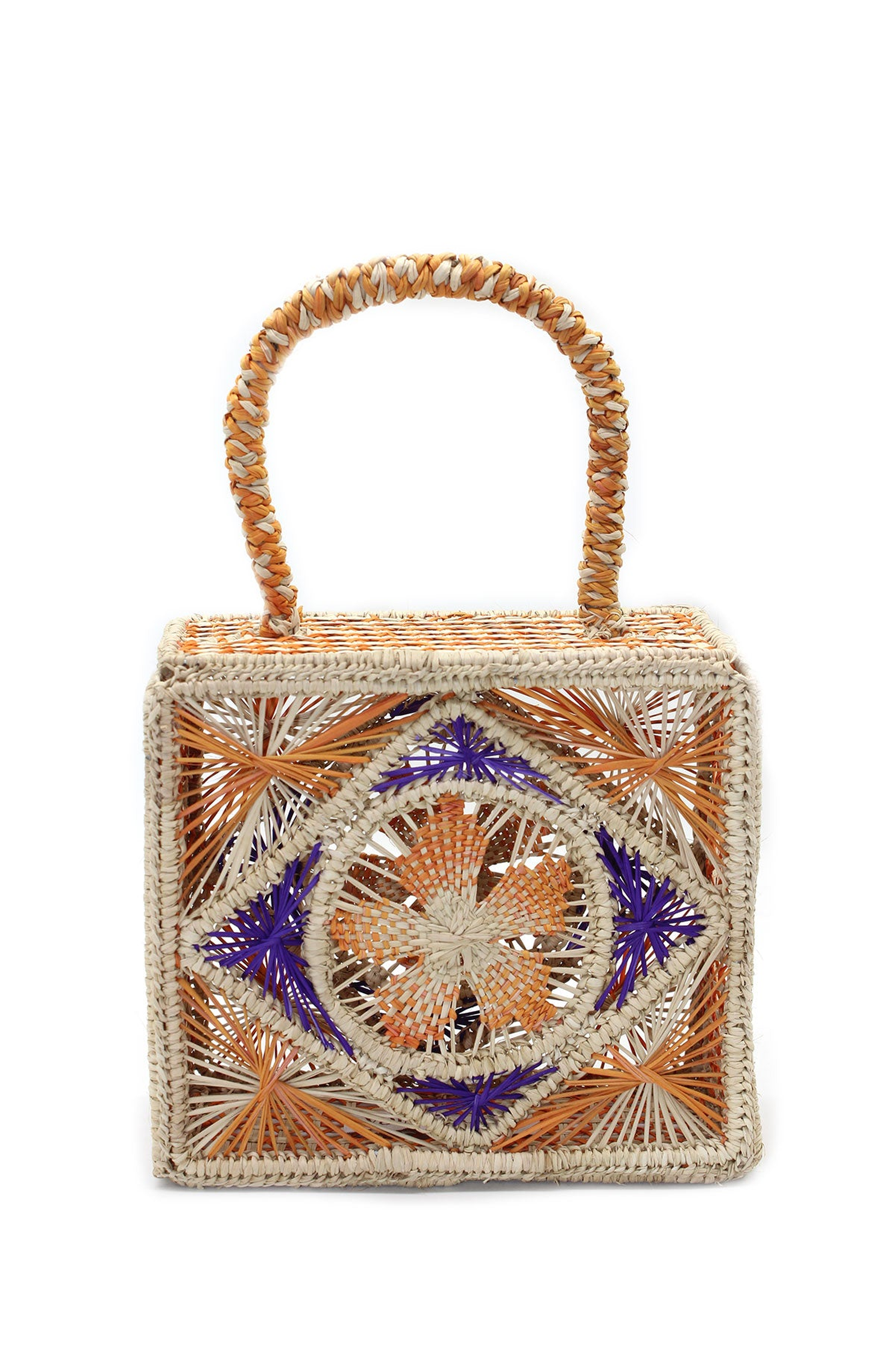 Amazónica Wai Handbag, Alternate, color, Beige / Orange / Purple