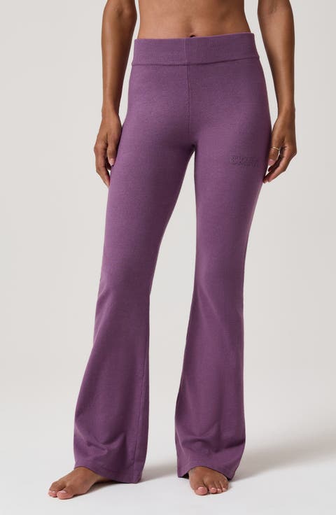 Erin High Waist Flare Cotton Pants