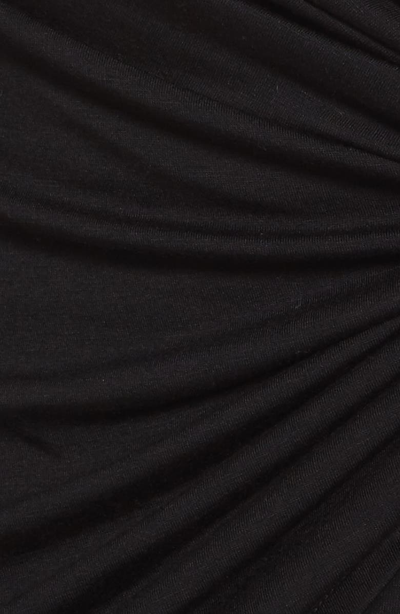 All in Favor Knot Front Miniskirt, Alternate, color, 