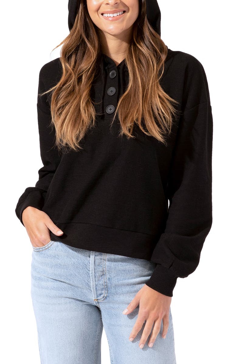 Threads 4 Thought Tanisha Hooded Henley Pullover, Alternate, color, 