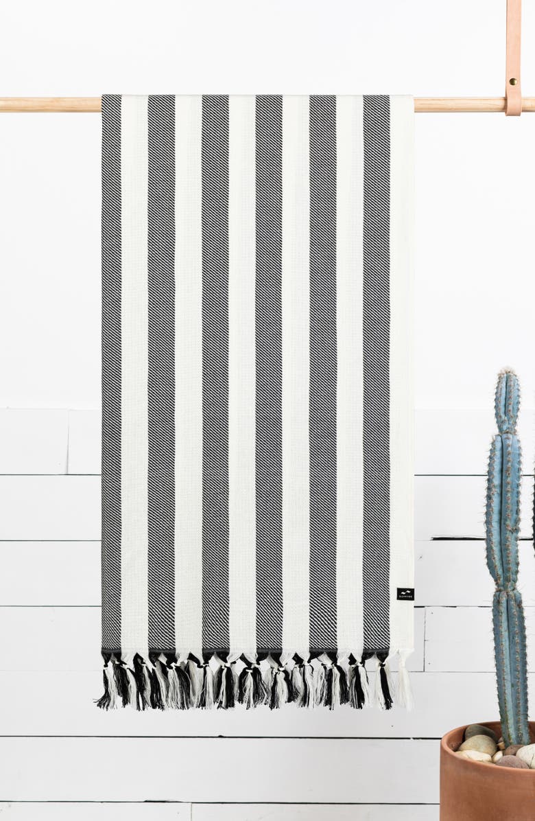 Slowtide Cabana Striped Turkish Cotton Towel, Alternate, color, 